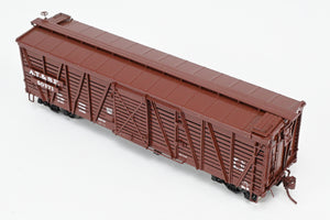 HO Brass Pecos River Brass ATSF - Santa Fe Sk-R Stock Car Custom Painted No. 60771