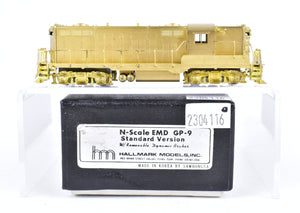 N Brass Hallmark Models Various Roads EMD GP-9 Standard Version
