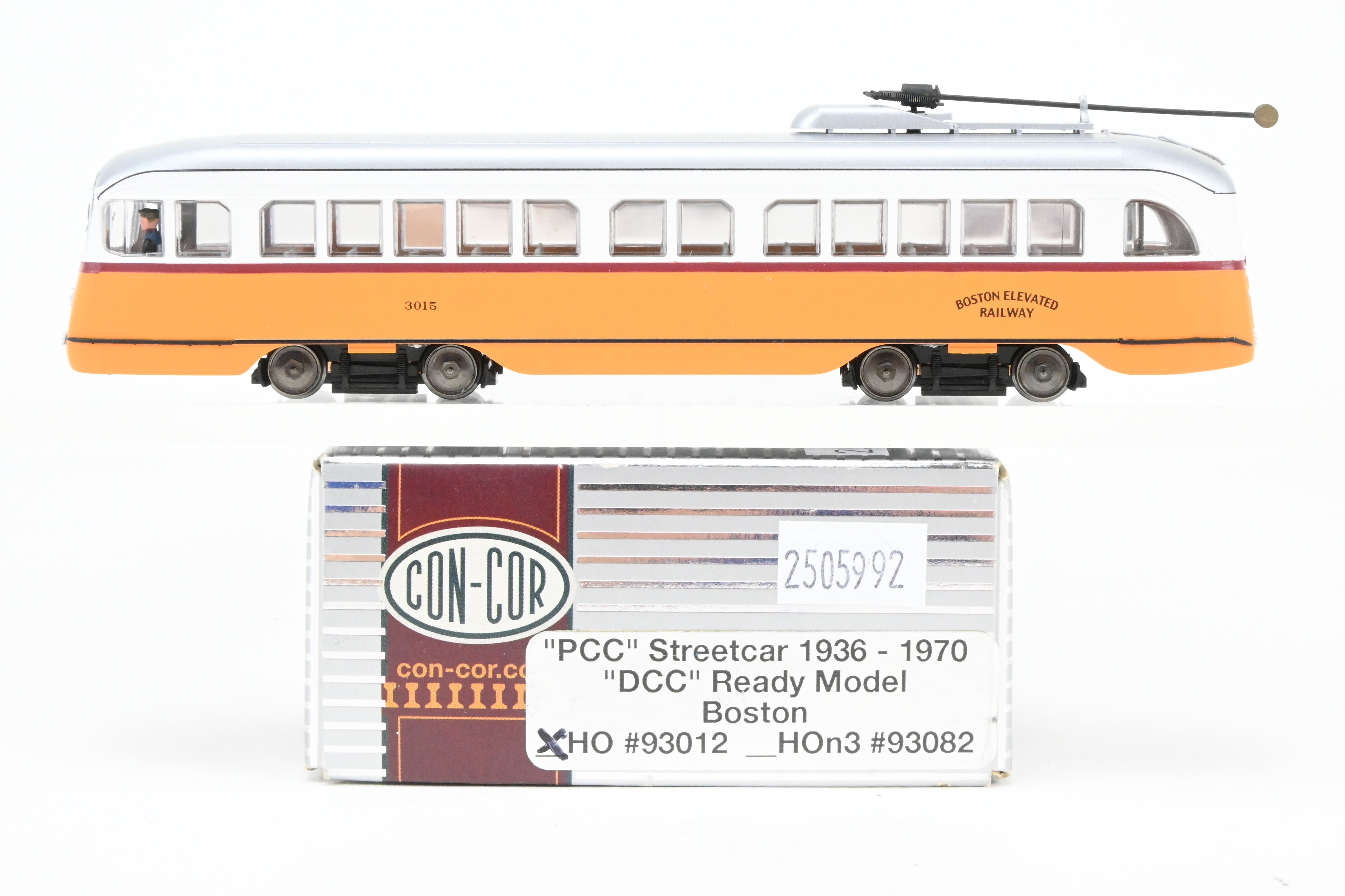 HO ConCor BER - Boston Elevated Railway PCC Streetcar 1936-1970