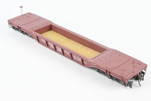 O Brass Alco Models PRR - Pennsylvania Railroad F33 Greenville Well Flat Custom Painted & Weathered No. 470095