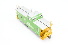 Load image into Gallery viewer, HO Brass OMI - Overland Models, Inc. GN - Great Northern Slanted Cupola Caboose CP as BN - Burlington Northern No. 10390 REBOXX
