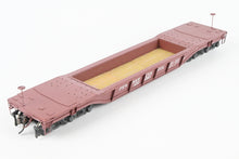 Load image into Gallery viewer, O Brass Alco Models PRR - Pennsylvania Railroad F33 Greenville Well Flat Custom Painted &amp; Weathered No. 470095
