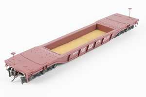 O Brass Alco Models PRR - Pennsylvania Railroad F33 Greenville Well Flat Custom Painted & Weathered No. 470095