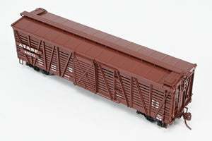 HO Brass Pecos River Brass ATSF - Santa Fe Sk-R Stock Car Custom Painted No. 60771