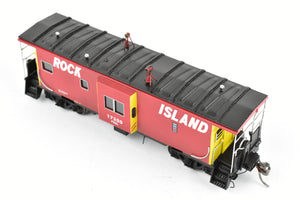 HO Brass CON OMI - Overland Models, Inc. CRI&P - Rock Island Bay-Window Caboose F/P #17200 Light Weathering