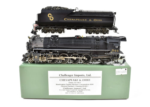 HO Brass CIL - Challenger Imports C&O - Chesapeake & Ohio Class J-2 4-8-2 FP DCC and Sound SEE NOTES