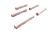Load image into Gallery viewer, N Micro-Trains Line Various Roads Royal American Shows Trains Set 5-Pack

