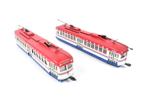 HO Brass Suydam PE - Pacific Electric Double End PCC Car Pair Custom Painted Bicentennial