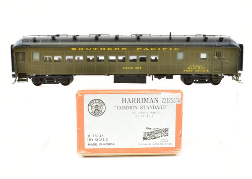 HO Brass CON PSC - Precision Scale Co. SP - Southern Pacific Harriman Common Standard 60-CP-15-1 RPO Coach Pro-Finished