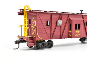 HO Brass Balboa WP - Western Pacific Outside Braced Bay Window Caboose