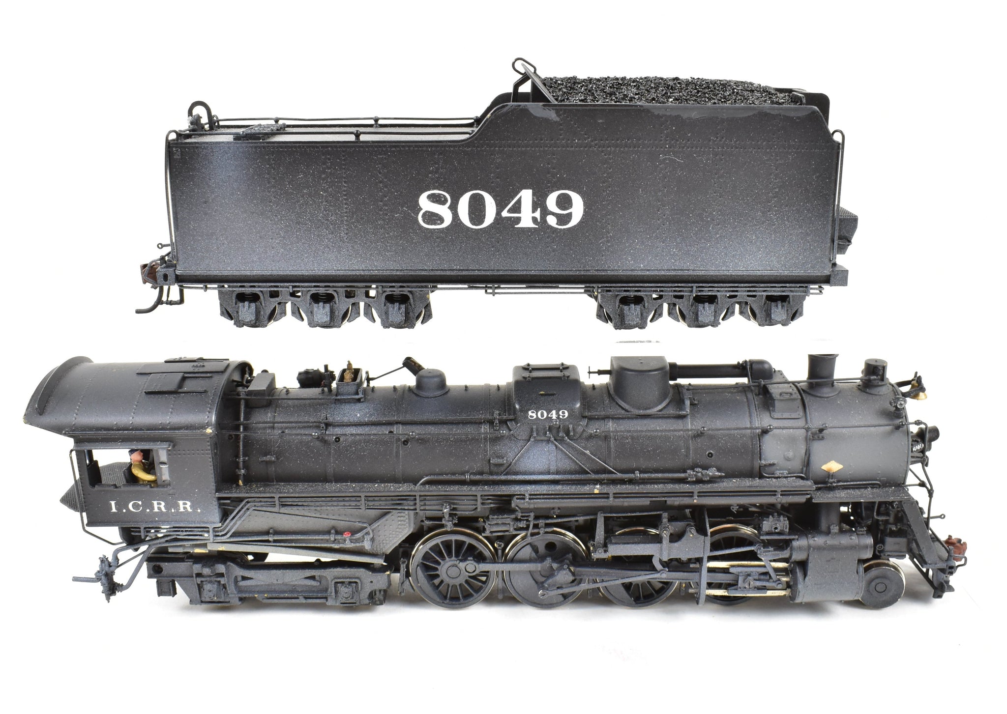 HO Brass PFM - SKI IC - Illinois Central 8000 Class 2-8-4