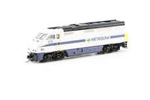 Load image into Gallery viewer, N Athearn Metrolink EMD F59PHI, Three Bombardier Coaches, and Two Control Cars Factory Painted NO BOX
