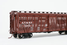 Load image into Gallery viewer, HO Brass Pecos River Brass ATSF - Santa Fe Sk-R Stock Car Custom Painted No. 60771

