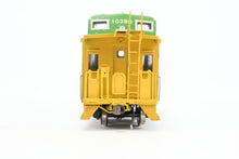Load image into Gallery viewer, HO Brass OMI - Overland Models, Inc. GN - Great Northern Slanted Cupola Caboose CP as BN - Burlington Northern No. 10390 REBOXX
