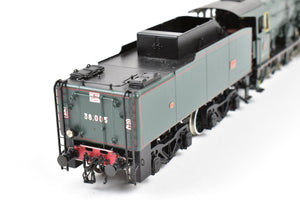 HO Brass CON Micro-Metakit SNCF 2-12-0 Heavy Freight Class 160-A FP Green