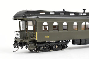 HO Brass NBL - North Bank Line GN - Great Northern A22 Business Car Wood Sides FP Pullman Green DAMAGED - AS IS