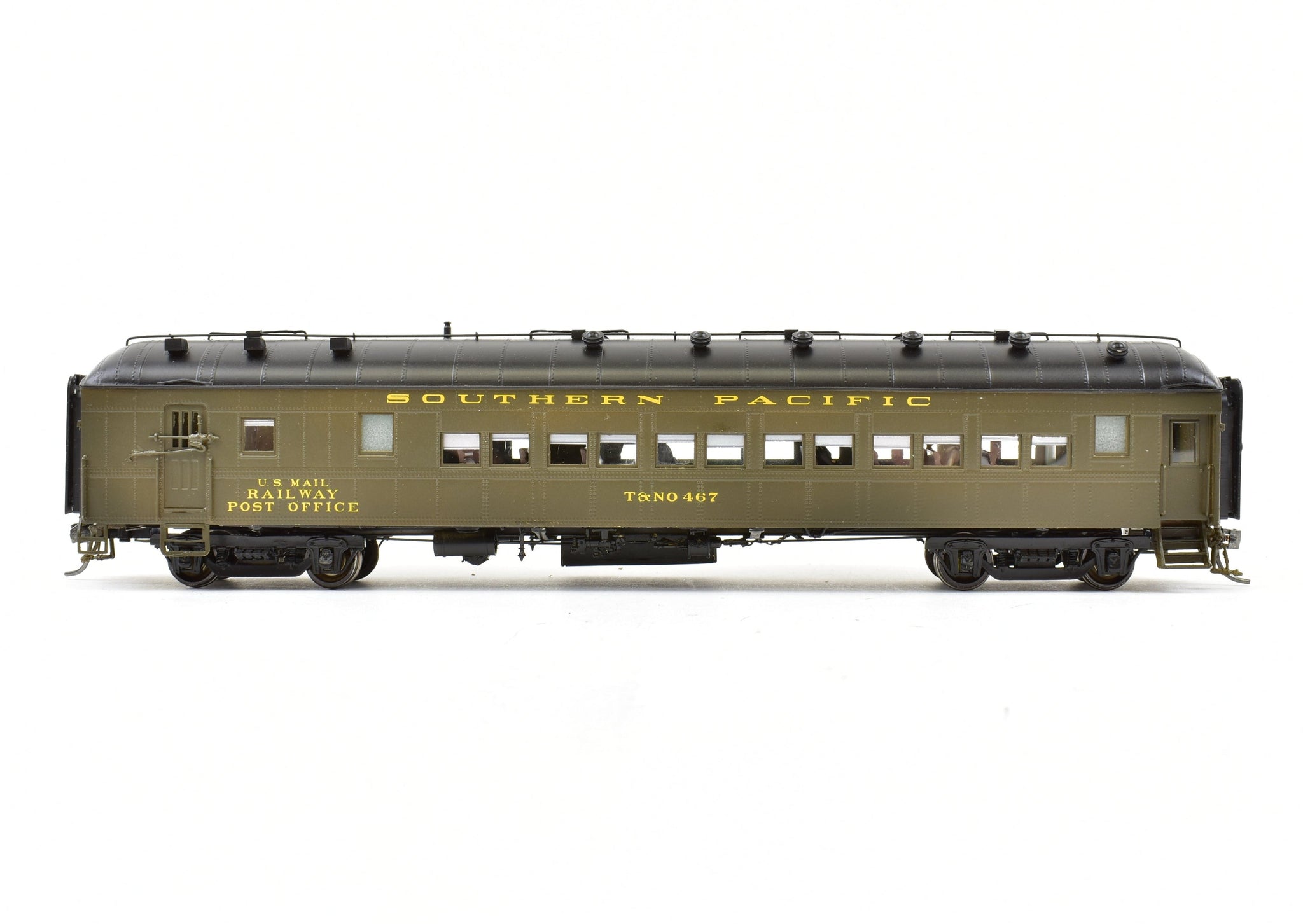 HO Brass PSC - Precision Scale Co. SP - Southern Pacific Harriman Common Standard 60 Cp 15 1 Rpo Coach Pro Finished HO Brass PSC - Precision Scale Co. SP - Southern Pacific Harriman Common Standard 60 Cp 15 1 Rpo Coach Pro Finished
