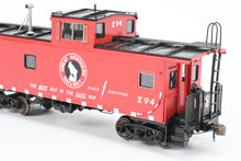 Load image into Gallery viewer, HO Brass OMI - Overland Models, Inc. GN - Great Northern International Standard Cupola Caboose FP Vermilion  Red No. X94
