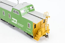 Load image into Gallery viewer, HO Brass OMI - Overland Models, Inc. GN - Great Northern Slanted Cupola Caboose CP as BN - Burlington Northern No. 10390 REBOXX
