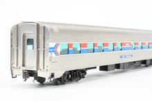 Load image into Gallery viewer, HO Brass Cascade Models Amtrak Ex. AT&amp;SF - Santa Fe Budd Pine Series 10RMT-6DBR Sleeper w/o Skirt Pro-Painted “Pine Arroyo&quot;
