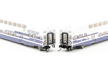 Load image into Gallery viewer, N Athearn Metrolink EMD F59PHI, Three Bombardier Coaches, and Two Control Cars Factory Painted NO BOX
