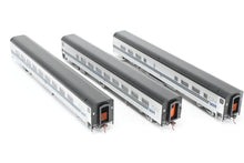 Load image into Gallery viewer, HO CON Rapido Trains, Inc. CNR – Canadian National Railwa Via Rail Tempo Train w/ Two Extra Cars FP
