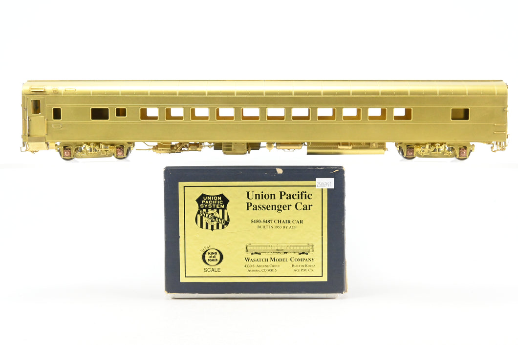 O Brass Wasatch Model Co. UP - Union Pacific ACF 1953 5450-5487 Chair Car