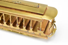 Load image into Gallery viewer, HO Brass MTS Imports Various Roads Brill 10 Bench Open Trolley
