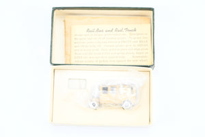 HO Brass Red Ball Various Roads NYC - New York Central Tiny Rail Bus