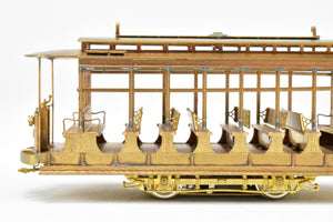 HO Brass MTS Imports Various Roads Brill 10 Bench Open Trolley