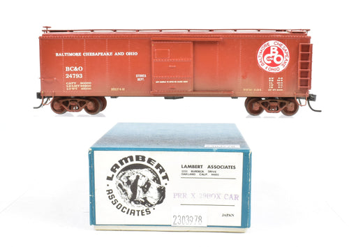 HO Brass - Lambert PRR - Pennsylvania Railroad X-29 Boxcar Custom Painted For Fictional Railroad