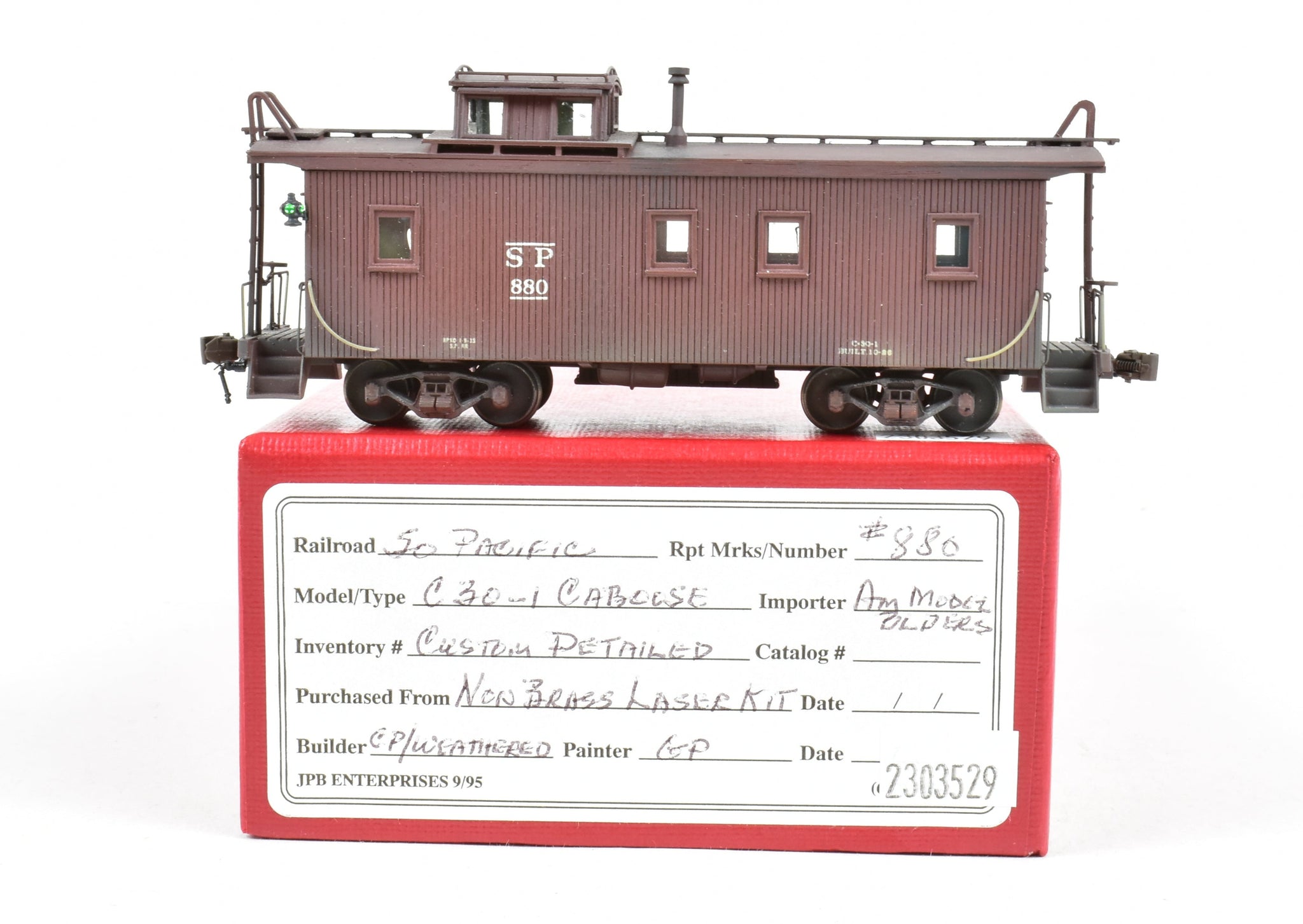 鉄道模型 UNION PACIFIC CA-1 WOOD CABOOSE 2592 HO AMB - American Model Builders SP - Southern Pacific C-30