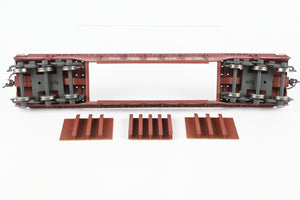 O Brass Alco Models PRR - Pennsylvania Railroad F33 Greenville Well Flat Custom Painted & Weathered No. 470095