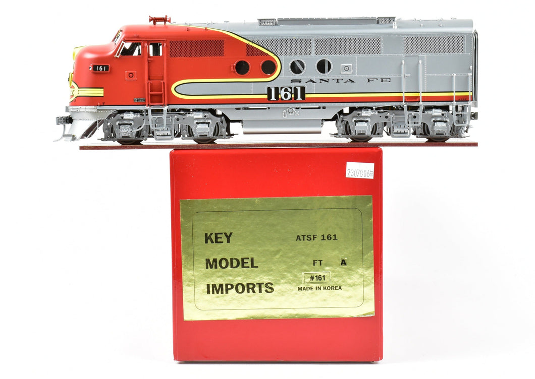 O Brass CON Key Imports AT&SF - Santa Fe EMD FT A-B set both Powered Painted Warbonnet