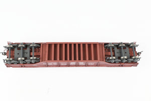 O Brass Alco Models PRR - Pennsylvania Railroad F33 Greenville Well Flat Custom Painted & Weathered No. 470095