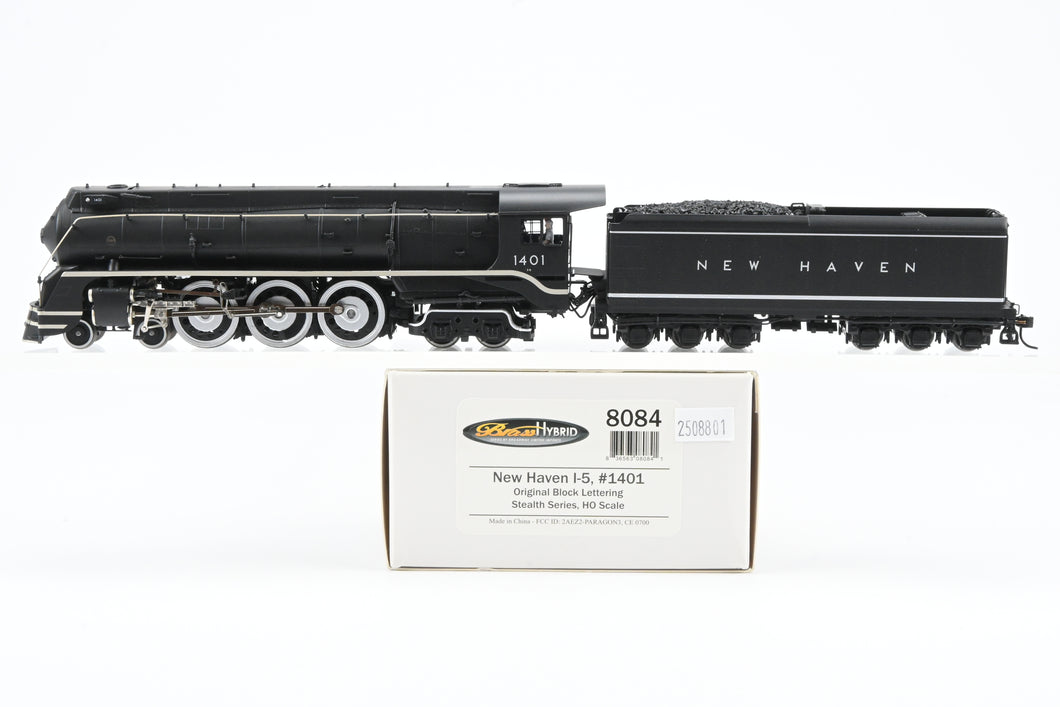 HO Brass Hybrid BLI - Broadway Limited Imports NH - New Haven 4-6-4 I-5 FP No. 1401 SoundTraxx Tsunami2 DCC/Sound