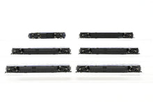 Load image into Gallery viewer, N Athearn Metrolink EMD F59PHI, Three Bombardier Coaches, and Two Control Cars Factory Painted NO BOX
