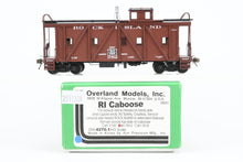 Load image into Gallery viewer, HO Brass OMI - Overland Models, Inc. CRI&amp;P - Rock Island Outside Braced Wood Caboose 2001 Run FP No. 17812 Boxcar Red
