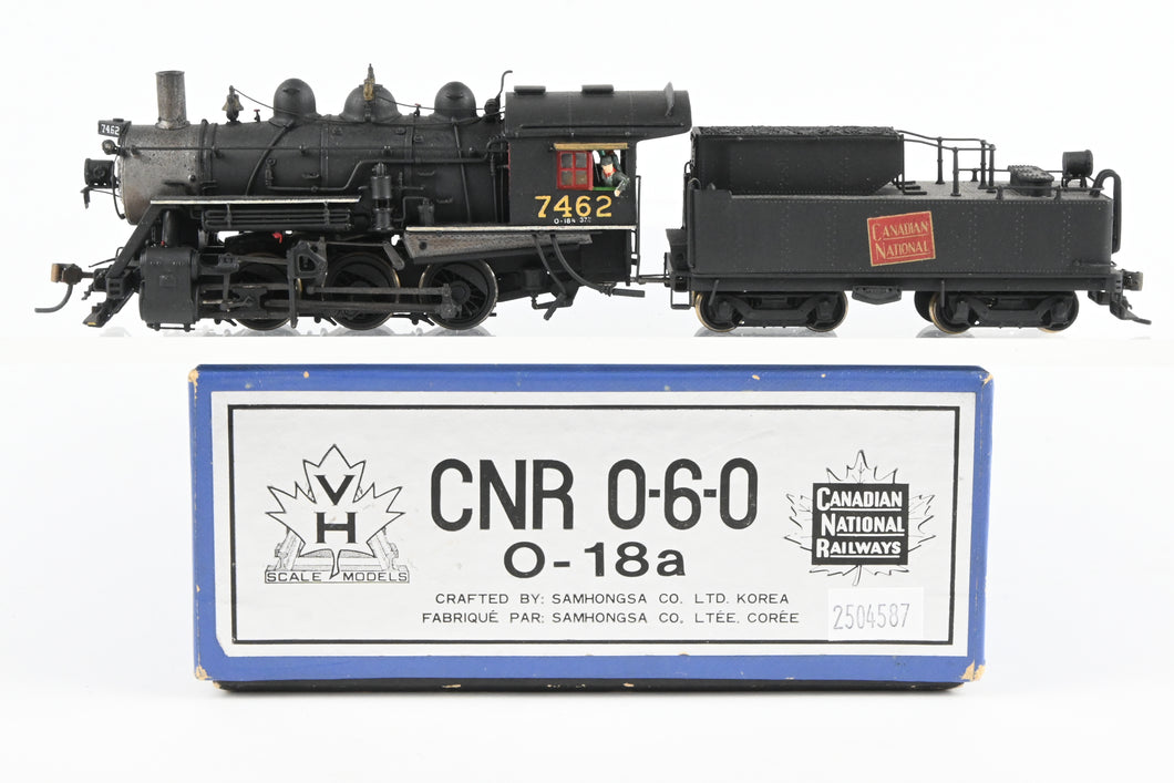 HO Brass VH - Van Hobbies CNR - Canadian National Railway O-18a 0-6-0 Switcher Custom Painted No. 7462