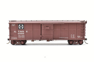 HO Brass Pecos River Brass ATSF - Santa Fe Bx-6 Boxcar w/Ajax Brake Wheel and AB Brake System CP #120530