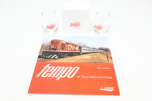 Load image into Gallery viewer, HO CON Rapido Trains, Inc. CNR – Canadian National Railwa Via Rail Tempo Train w/ Two Extra Cars FP
