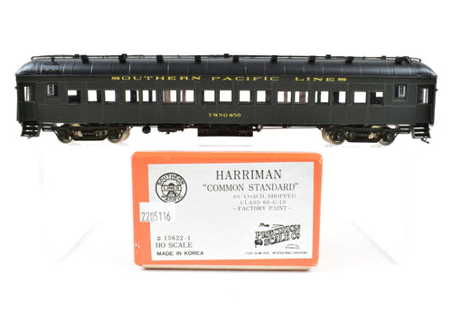 HO Brass PSC - Precision Scale Co. SP/T&NO - Southern Pacific/Texas & New Orleans Harriman Common Standard 60-C-10 60' Shopped Coach FP No. T&NO850