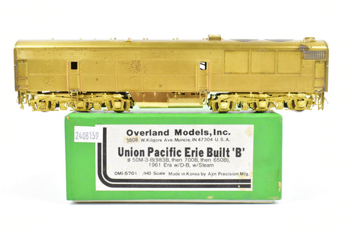 HO Brass OMI - Overland Models Inc. UP -Union Pacific Erie Built B Unit With Dynamic Brakes and Steam Generator