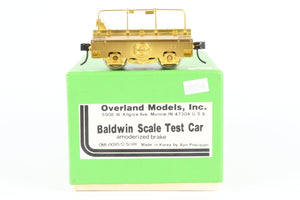 O Brass OMI - Overland Models, Inc. Various Roads Baldwin Scale Test Car Modernized Brake Version