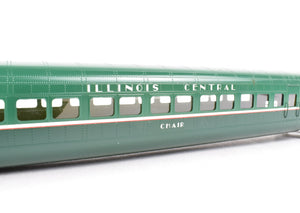 HO Brass CON OMI - Overland Models, Inc. IC - Illinois Central Pullman Standard/Winton "Green Diamond" 5-Car Articulated Train Factory Painted