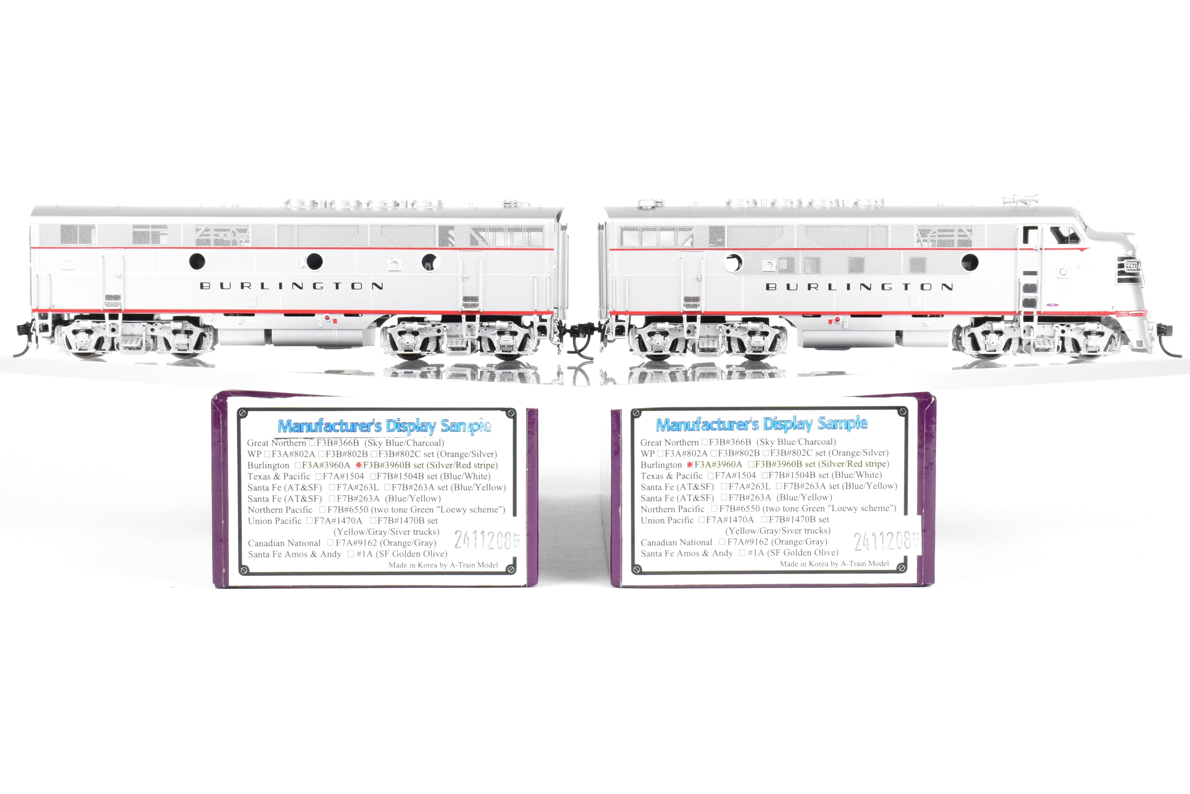HO Brass DVP - Division Point CB&Q - Burlington Route EMD F3A/B