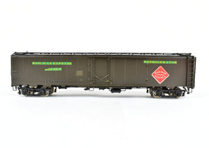 HO Brass CON PSC - Precision Scale Co. REA - Railway Express Agency Ice Refrigerator Car Factory Painted