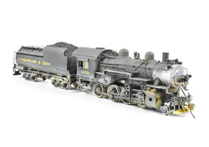 HO Brass OMI - Overland Models C&O - Chesapeake & Ohio G-9 2-8-0 CP & Weathered, No. 1058