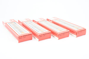 HOn3  D+R Modellbahn D&RGW  - Denver & Rio Grande Western Style "Modern" Passenger Coach 4 Pack