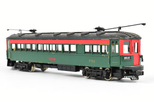 HO Brass Suydam CNS&M - North Shore Line  737T "Skokie" Steel Interurban Coach Unpowered Trailer  CP No. 752